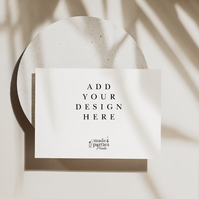 Convite 5x7" Horizontal Landscape Cards (Criador carregado)