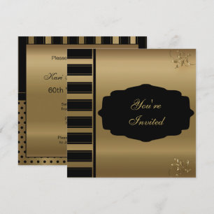 Convite 60ª Festa de aniversário   DIGITAR Texto
