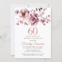 60º Aniversário Borgonha Penteada Rosa Esbranquiça