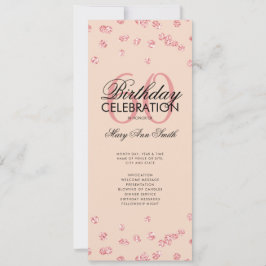 Convite 60º aniversário do Programa Rosa de Brilho Dourado