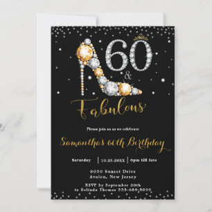 Convite 60 e Fabulosos Diamantes de Alto Céu 60. Aniversár