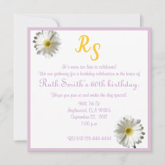 Convite 60.o aniversário