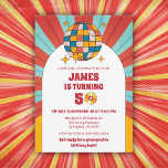 Convite 60s Retro 50th 60th Adult Birthday Groovy<br><div class="desc">Comemore um aniversário de marco com o nosso Convite para o Aniversário de 1960, 50º, 60º, ou de 12 Adulto, Groovy. Este convite surpreendente apresenta um design nostálgico inspirado nos anos 60 com cores vibrantes e padrões de entalhe, perfeito para dar o tom para uma celebração divertida e memorável. Quer...</div>