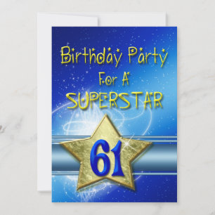 Convite 61 ruas para uma Superstar.