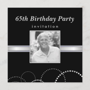Convite 65.º Aniversário do Silver & Black Photo Invitat