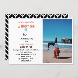 Convite 65 anos Um rancho de 65 anos Convidado