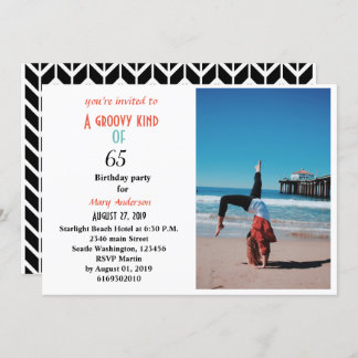 Convite 65 anos Um rancho de 65 anos Convidado