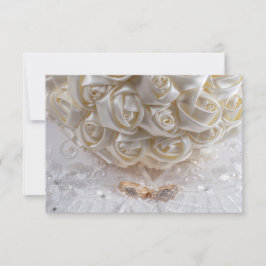 Convite 7060-Ramo de Noiva com Alianças de Casamento