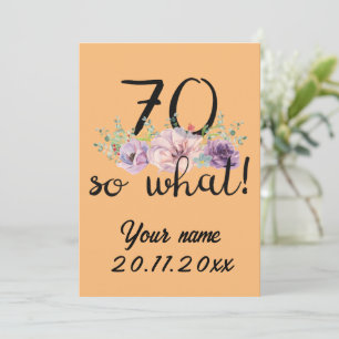 Convite 70 E Daí - Divertido Aniversário de 70 anos