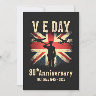 Convite 80º Aniversário do Dia da Vitória na Europa na II 