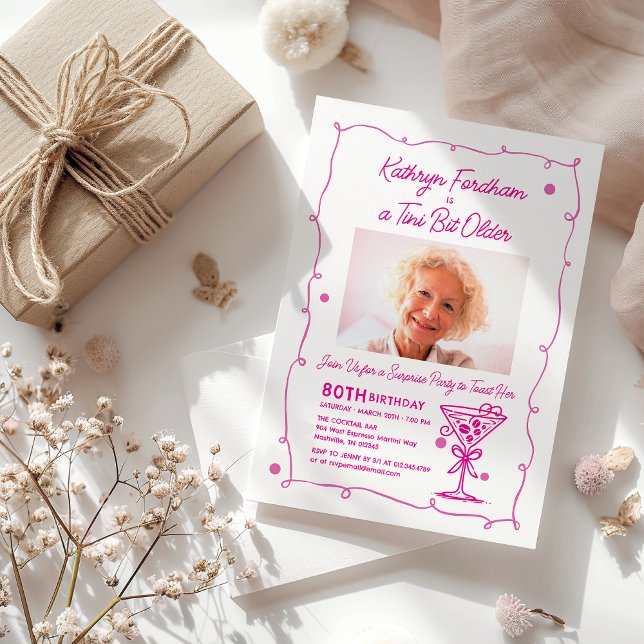 Convite 80 de Aniversário do PARTIDO SURPRESA Foto Martini (Criador carregado)