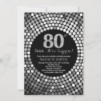 80 de Aniversário Surpresa - Negra e Lente Pratead