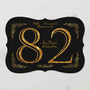 Convite 82nd, Gatsby da festa de aniversário 82nd, grande,