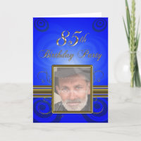 85th Birthday party Invitation