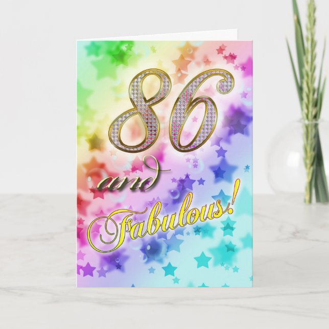 Convite 86th Birthday party Invitation (Frente)