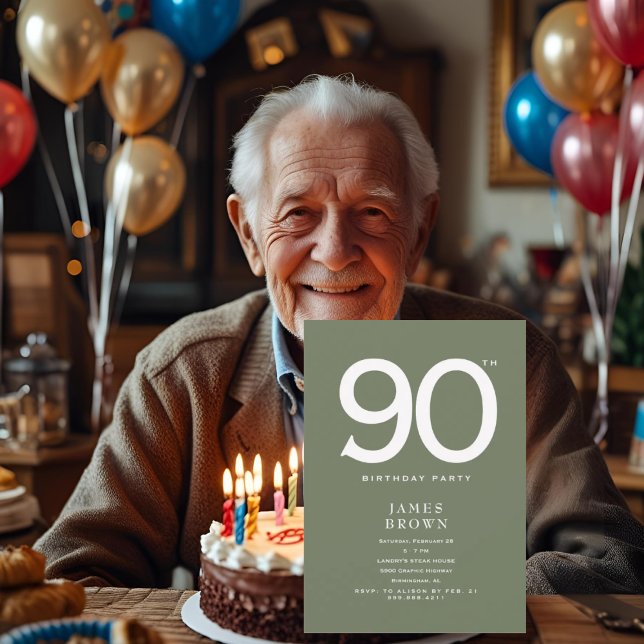 Convite 90 da faixa escura II (Criador carregado)