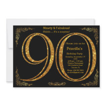 90, Festa de aniversário, Noventa, Gatsby, preto e