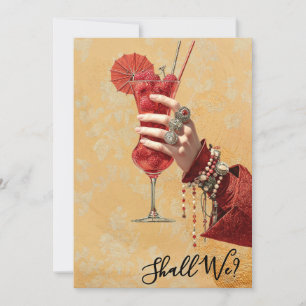 Convite *~* A101 16 Coquetel Ornamentado FOTO DESPEDIDA DE