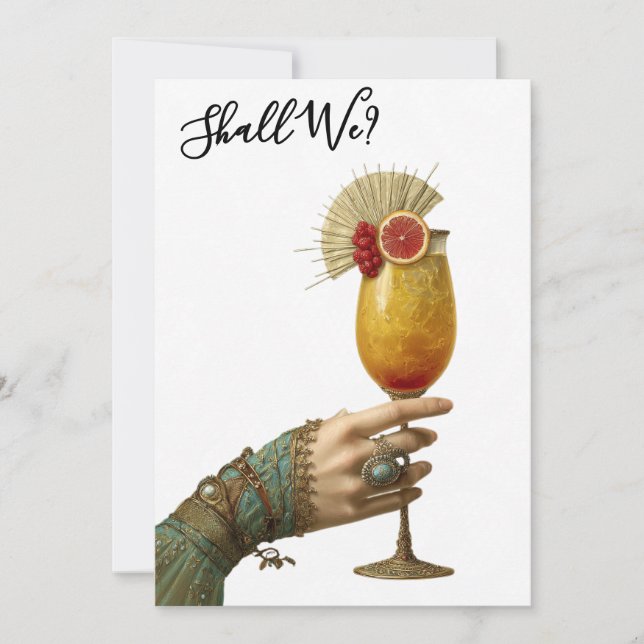 Convite *~* A101 24 Coquetel Ornamentado FOTO DESPEDIDA DE (Frente)