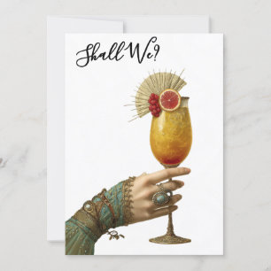 Convite *~* A101 24  Coquetel Ornamentado FOTO PARA ENSAÍS