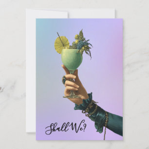 Convite *~* A101 2 Coquetel FOTO Ornamentado  DESPEDIDA DE