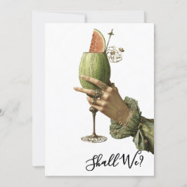 Convite *~* A101 4 Coquetel Ornate PHOTO DESPEDIDA DE SOL