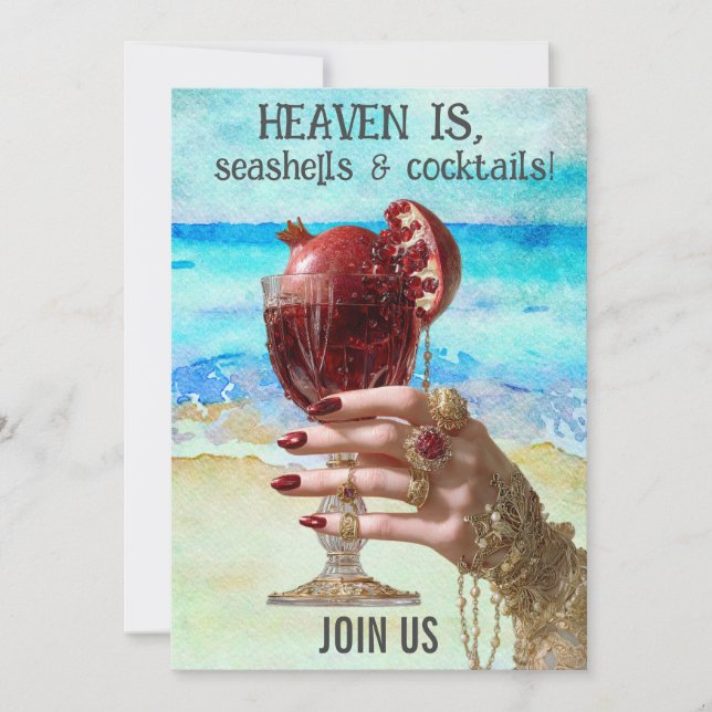 Convite *~*  A101 Coquetel de Praia 6 FOTO DESPEDIDA DE SO (Frente)