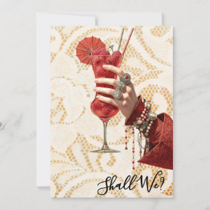 Convite *~* A101 Coquetel Ornamentado FOTO 4 DESPEDIDA DE 