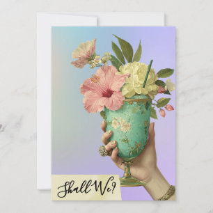 Convite *~* A101 FOTO 10 Ornamentado Coquetel BACHELORETTE