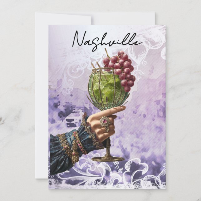 Convite *~* A101 FOTO Coquetel25 Nashville BACHELORETTE (Frente)