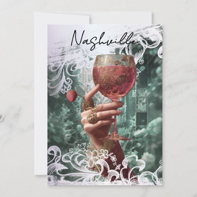 Convite *~* A101PHOTO Coquetel Nashville DESPEDIDA DE SOLT (Frente)