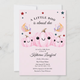 Convite A Abóbora Bonita Está A Caminho | Chá de fraldas d