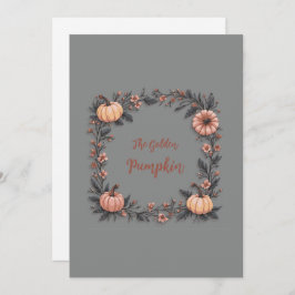 Convite A Abóbora do Ouro