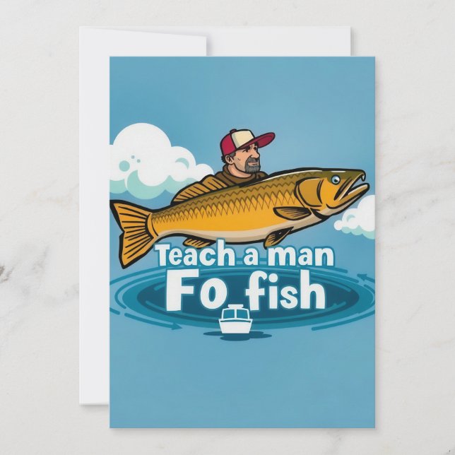 Convite A alegria da pesca (Frente)