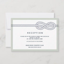 Convite A âncora | Gabinete de Recepção de casamento