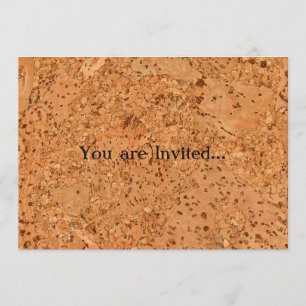 Convite A aparência do grão de madeira de arbustos de Ma