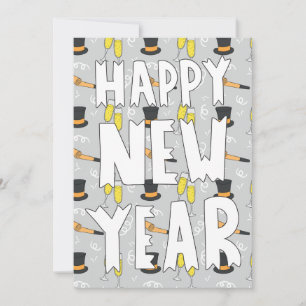 Convite à Apresentação de Felizes anos novos