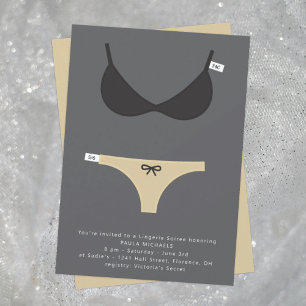 Convite à apresentação de Lingeries inteligente e