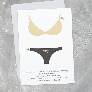 Convite à apresentação de Lingeries inteligente e