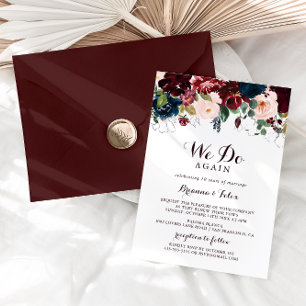 Convite A Aquarela Ilustrada É A Renovação De Vow Novam