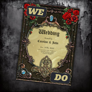 Convite A armação ostenta um design opulente