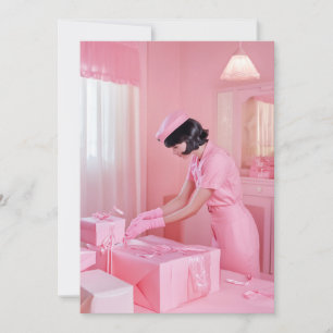 Convite A Arte da Maçã Rosa