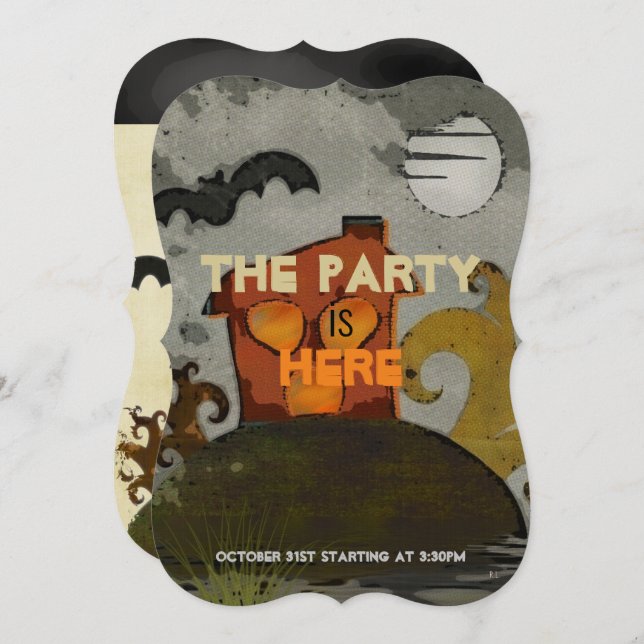 Convite A Arte Folclórica Caprichosa dos Spookz (Frente/Verso)