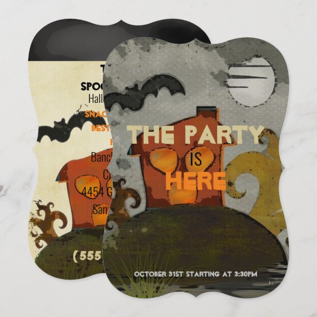 Convite A Arte Popular Fantasmagórica dos Spookz (Frente/Verso)