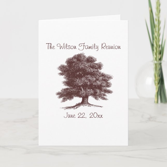 Convite A Árvore Familiar (Frente)