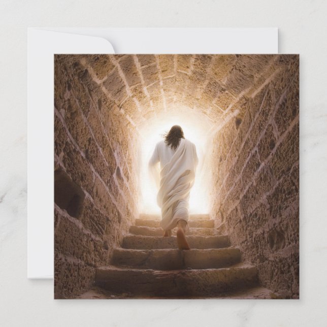 Convite A Ascensão – Jesus Caminhando Para a Luz (Frente)