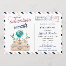 A Aventura Aguarda o Marinho Viagem Chá de fraldas