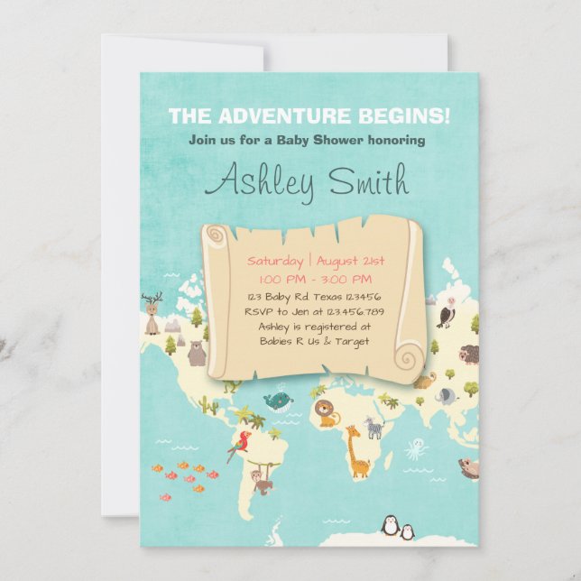 Convite A aventura começa a convidar o Viagem para o chá (Frente)