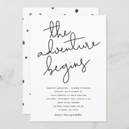 Convite a aventura começa o casamento moderno