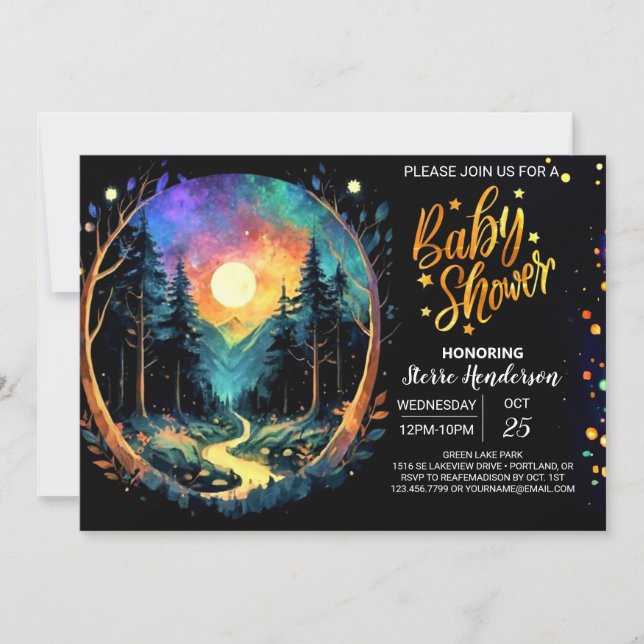 Convite A Aventura de Madeira Pastel aguarda o Chá de fral (Frente)